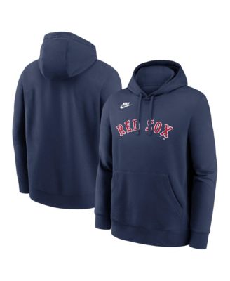 Мужское худи Nike Boston Red Sox Cooperstown Collection Wordmark Club Navy