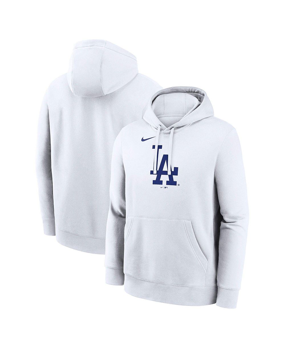 Мужское худи Nike White Los Angeles Dodgers Logo Club