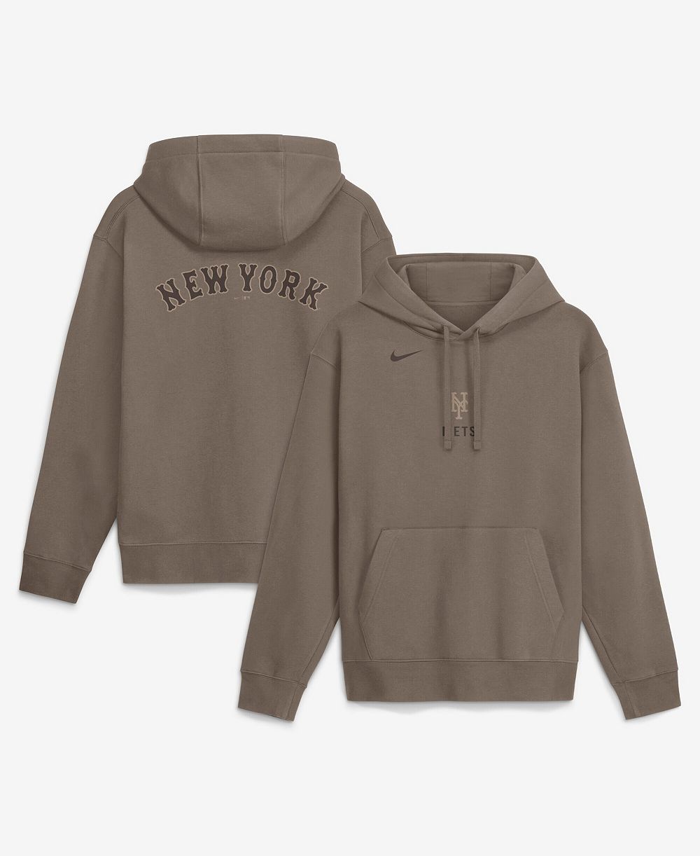 Мужское худи Nike Brown New York Yankees Fashion Club Pullover
