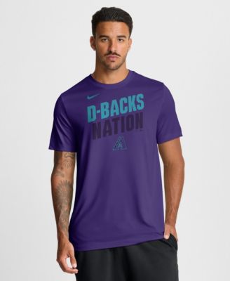 Мужская футболка Nike Purple Arizona Diamondbacks 2026 City Connect Team Phrase Script Dri-FIT