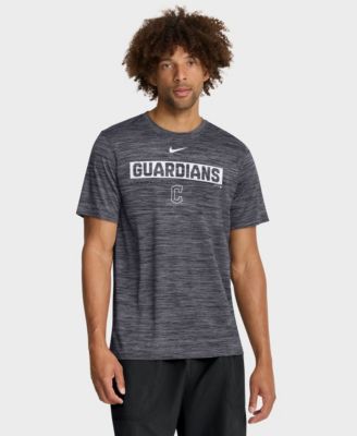 Мужская футболка Nike Black Cleveland Guardians Velocity Dri-FIT