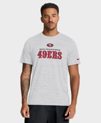 Nike Мужская футболка Nike Ash San Francisco 49ers Velocity Endurance Run Dri-FIT