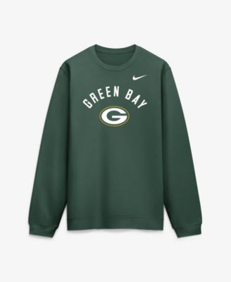 Мужская толстовка Nike Green Green Bay Packers Defensive Leader Club Fleece Sweatshirt
