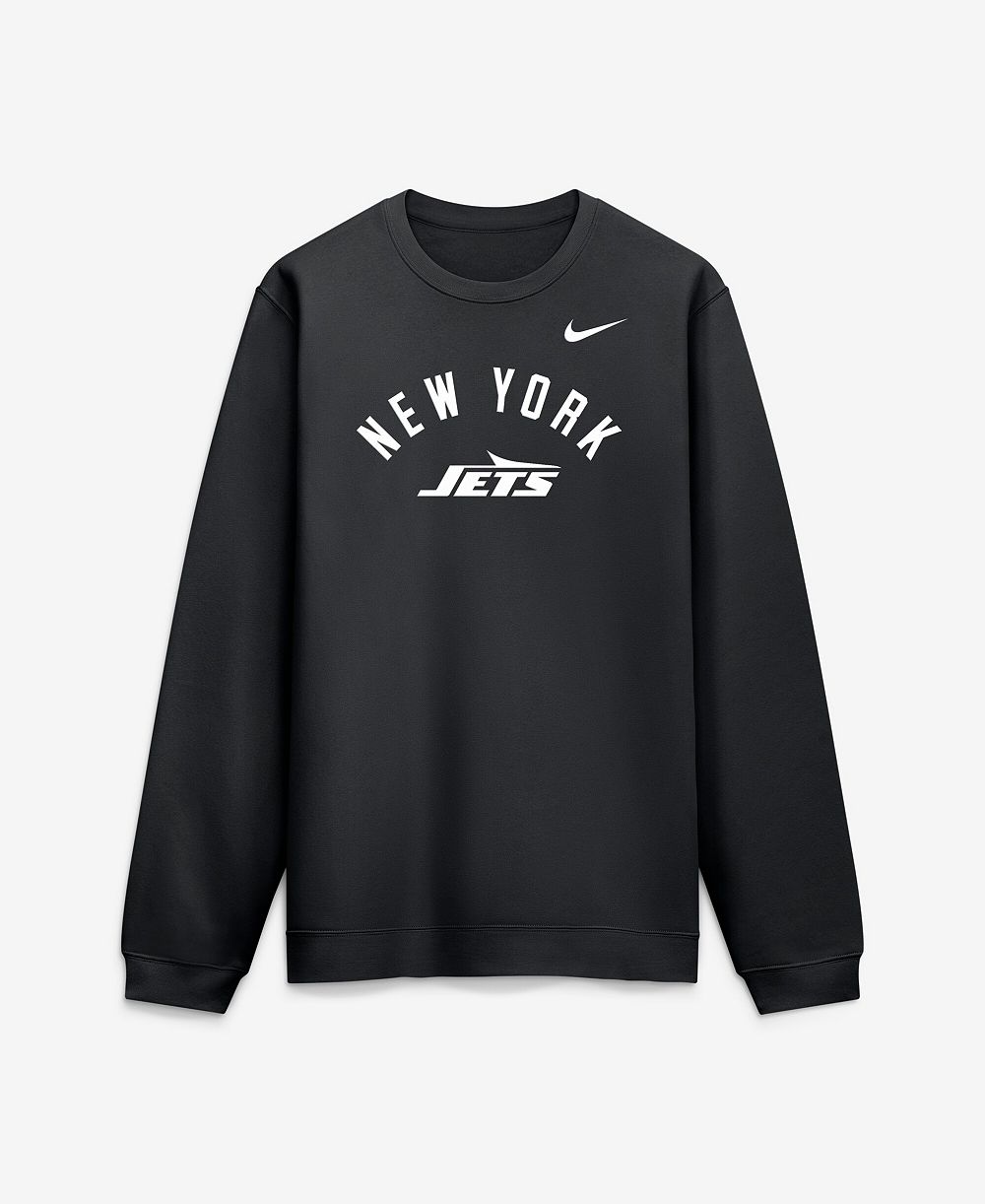 Мужская толстовка Nike Black New York Jets Defensive Leader Club Fleece