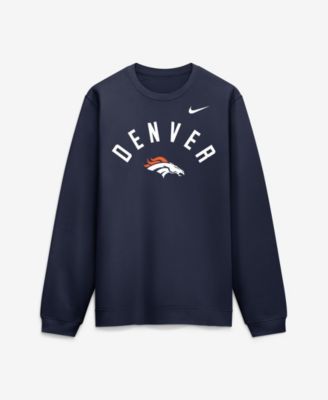 Nike Men's Navy Denver Broncos Defensive Leader Club Fleece Sweatshirt