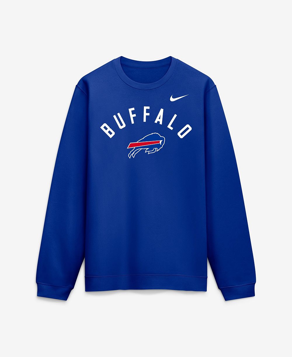Мужская свитшот Nike Royal Buffalo Bills Defensive Leader Club Fleece