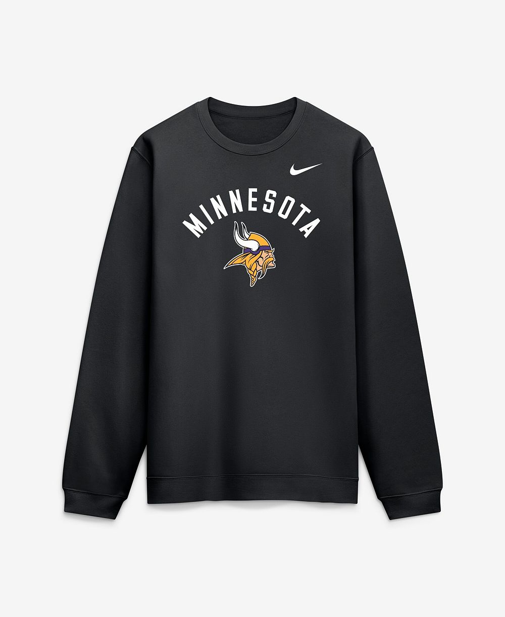 Мужское свитшот Nike Minnesota Vikings Defensive Leader Club Fleece, черное