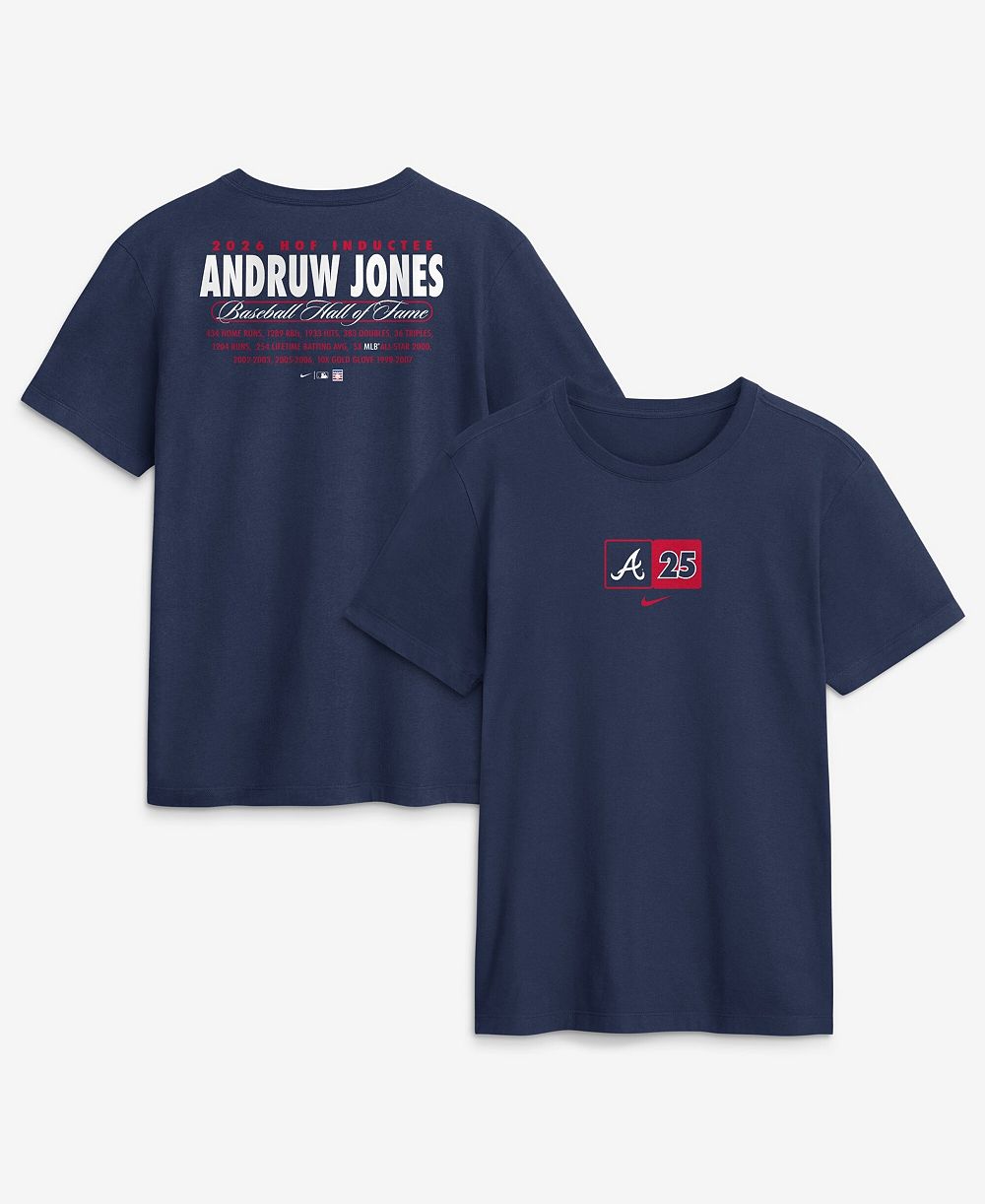 Мужская футболка Nike Andruw Jones Atlanta Braves