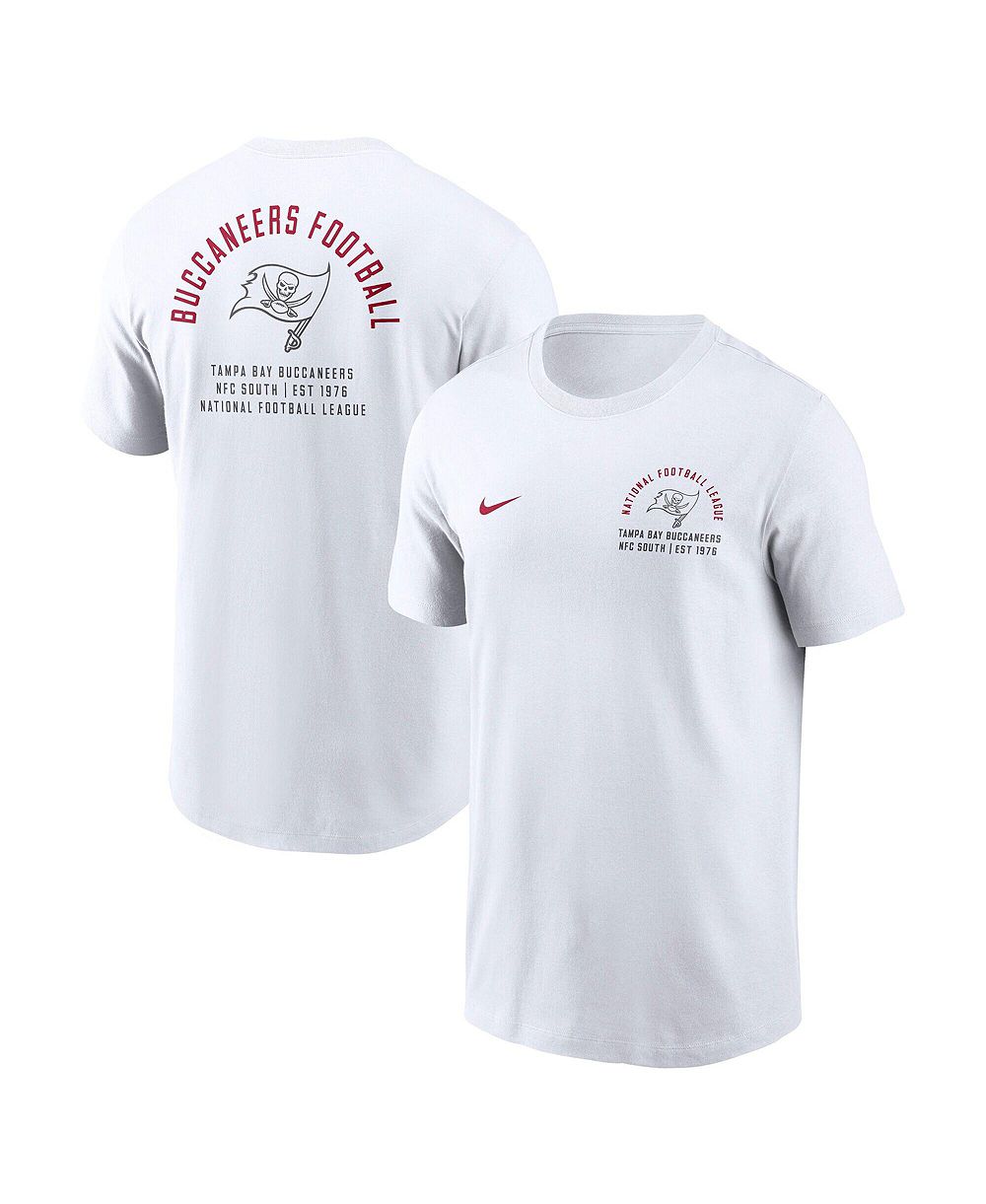 Мужская футболка Nike White Tampa Bay Buccaneers Split Logo