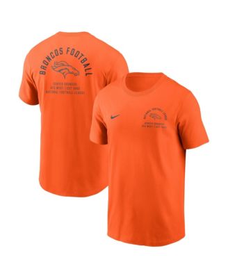 Мужская футболка Nike Orange Denver Broncos Split Logo