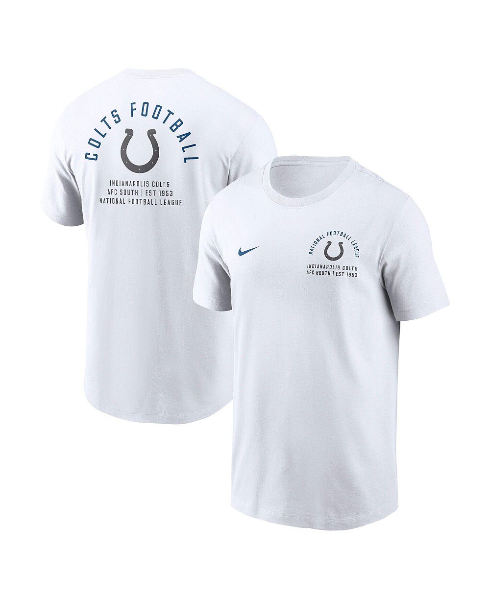 Nike Men's White Indianapolis Colts Split Logo T-Shirt