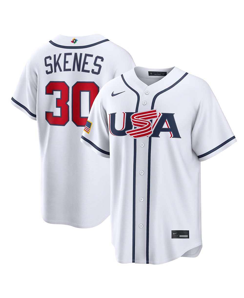Мужская джерси Nike Paul Skenes USA Baseball 2026 World Baseball Classic Home Stadium