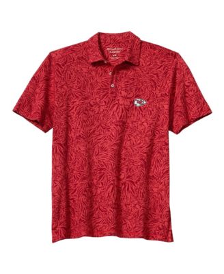 Tommy Bahama Мужская красная polo рубашка Kansas City Chiefs