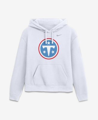 Nike Женские White Tennessee Titans Primetime Club Hoodie