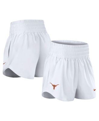 Женские шорты Nike Texas Longhorns Performance One Dri-FIT High-Rise White