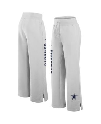 Женские широкие спортивные брюки Nike Gray Dallas Cowboys Primetime Phoenix Fleece