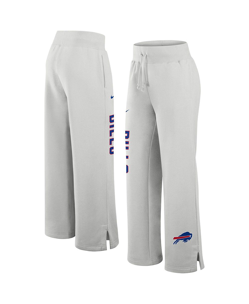 Женские широкие спортивные брю吃饭吃饭吃饭ые Nike Buffalo Bills Primetime Phoenix Fleece серого цвета