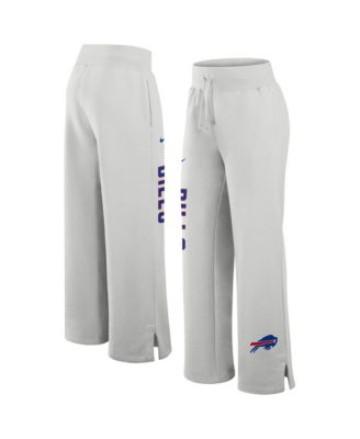 Nike Women's Gray Buffalo Bills Primetime Phoenix Fleece Wide-Leg Sweatpants
