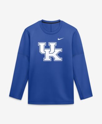 Мужской лонгслив Nike Royal Kentucky Wildcats 2026 Sideline Coaches Therma-FIT