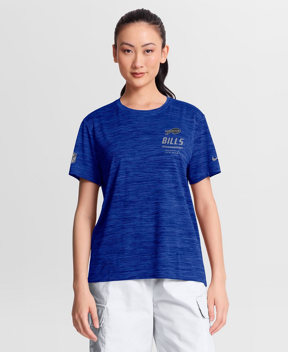Nike Женский Royal Buffalo Bills Sideline Velocity Dri-FIT T-Shirt