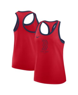 Женский топ Nike Boston Red Sox Tri-Blend Dri-FIT Racerback красный