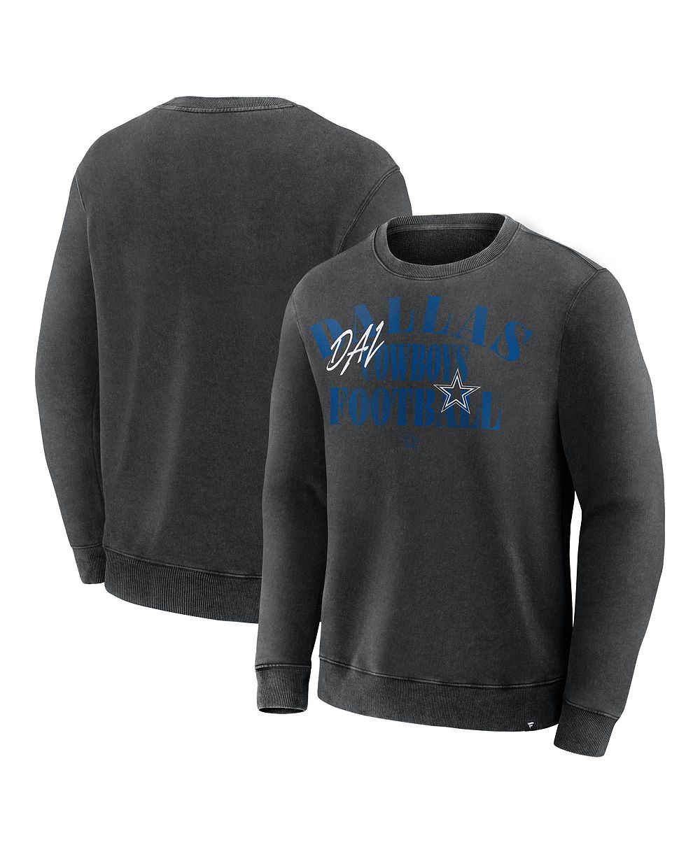 Мужской свитшот Fanatics Black Dallas Cowboys
