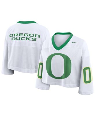 Женская джерси Nike Oregon Ducks Oversized Logo Cropped