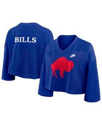 Женская укороченная джерси Nike Buffalo Bills Rewind Dri-FIT Mesh