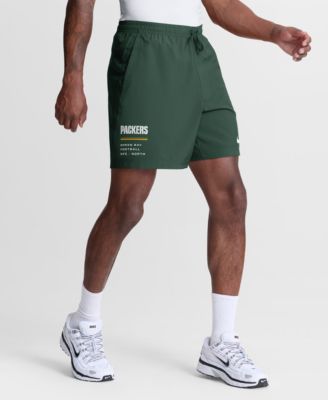 Nike Мужские шорты Green Bay Packers Form Dri-FIT зеленые