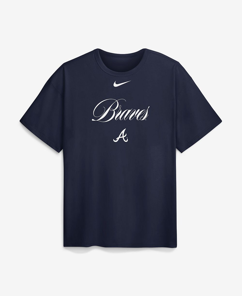 Мужская футболка Nike Atlanta Braves 4x Champions Rings Local Max90 в цвете Navy