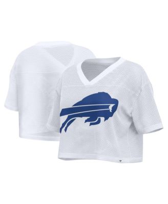 Fanatics Women's Buffalo Bills Oversized Cropped Mesh Jersey