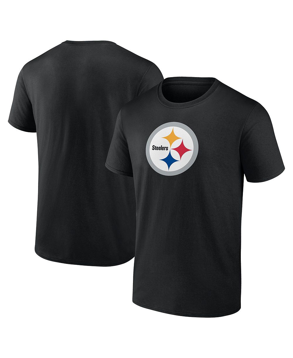 Мужская футболка Logo Athletic Pittsburgh Steelers Primary Logo черная