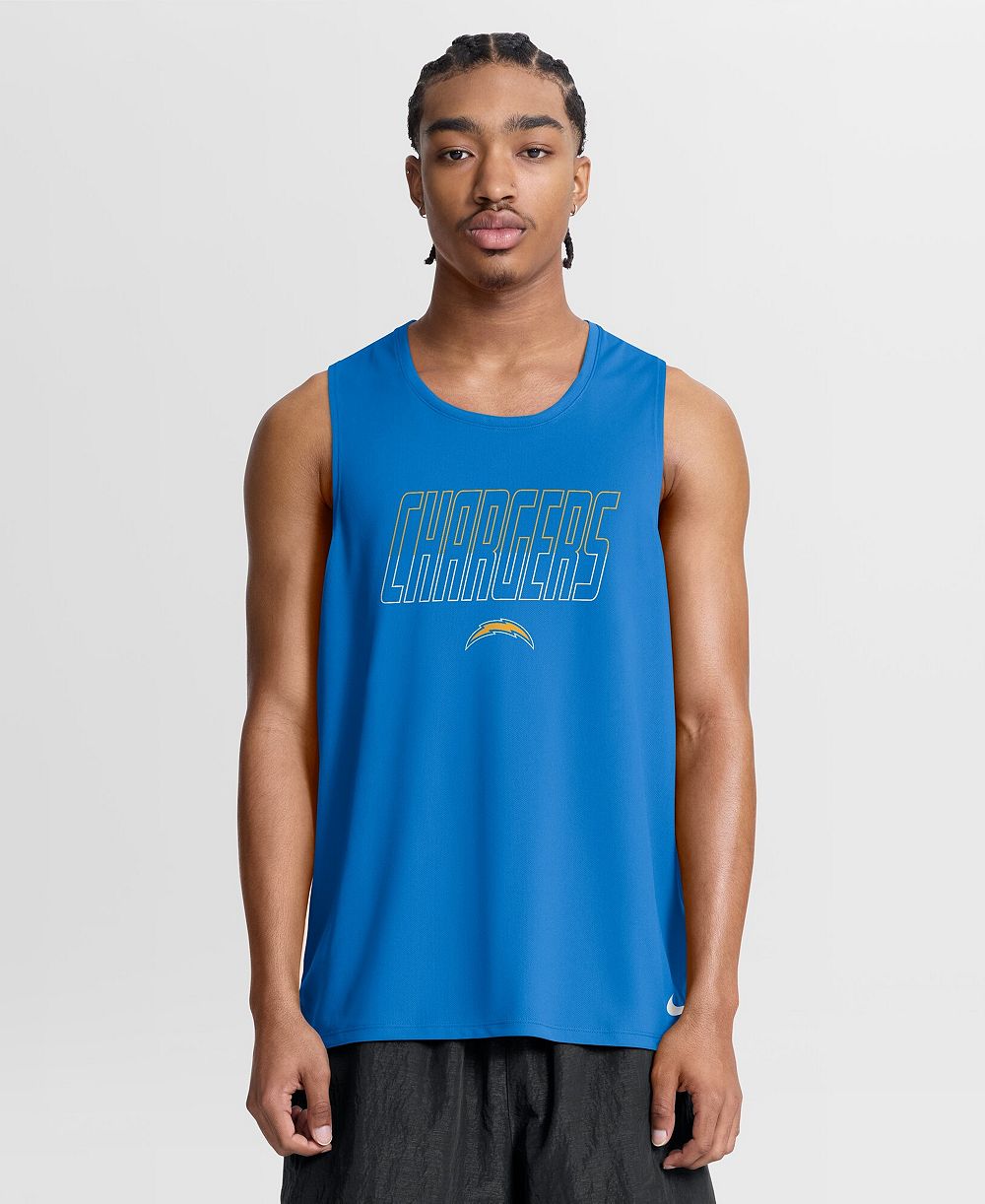 Мужская майка Nike Los Angeles Chargers Kickoff Miler Dri-FIT