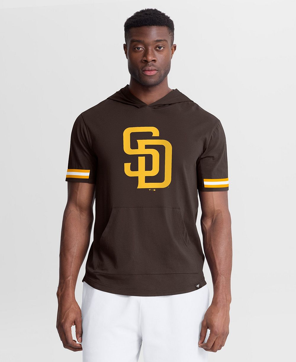 Мужская футболка Fanatics Brown San Diego Padres Optimal Play Hooded T-Shirt
