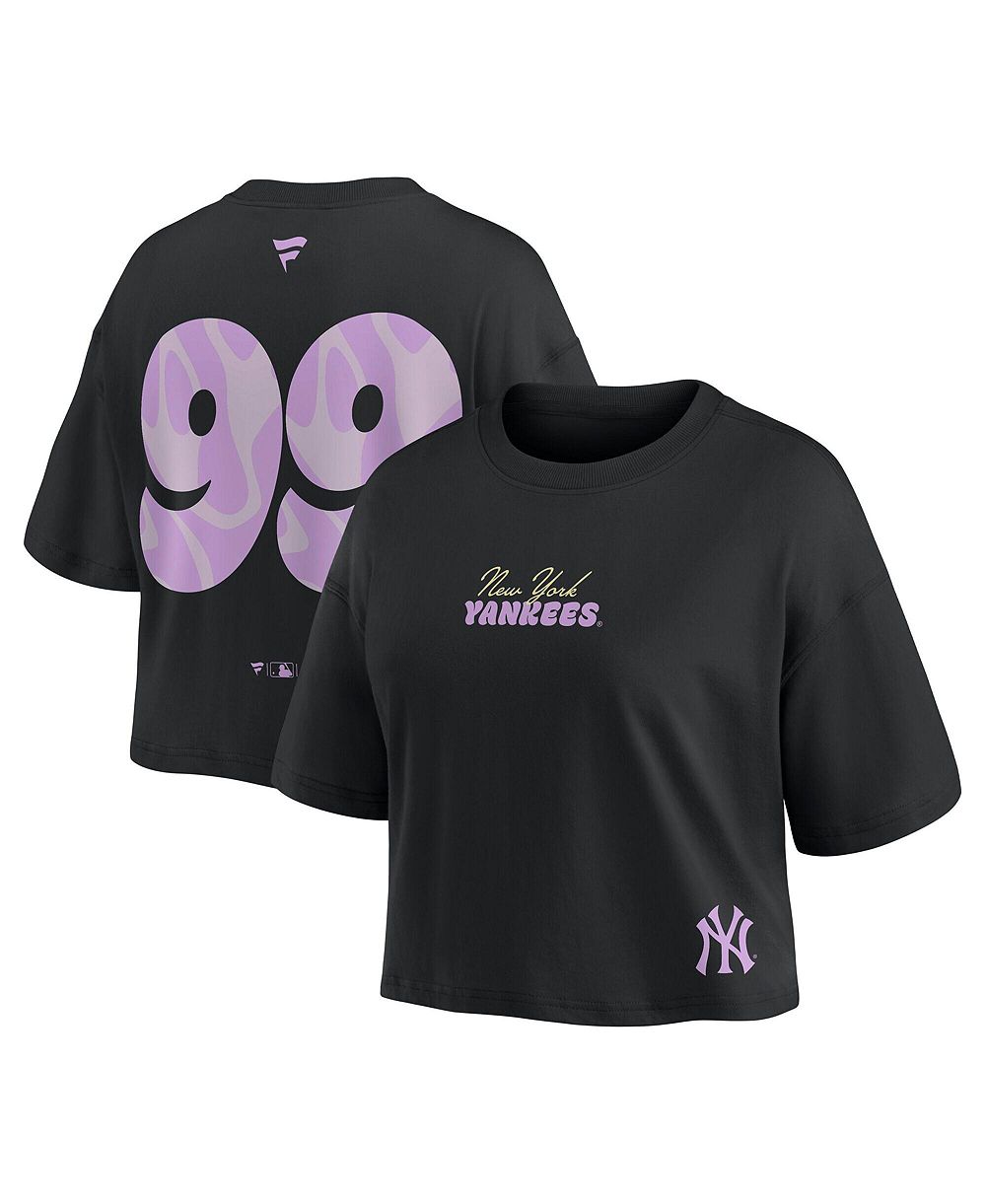 Женская укороченная футболка Fanatics New York Yankees Aaron Judge