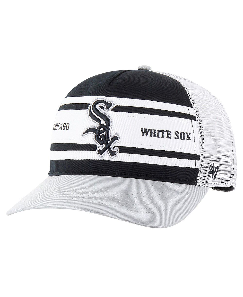 Мужская кепка '47 Brand Chicago White Sox Gridiron Super Stripe Relaxed Trucker Hitch Adjustable