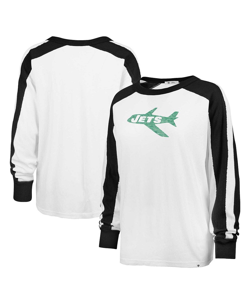 Женская футболка '47 Brand New York Jets Premier Caribou Long-Sleeve Crewneck
