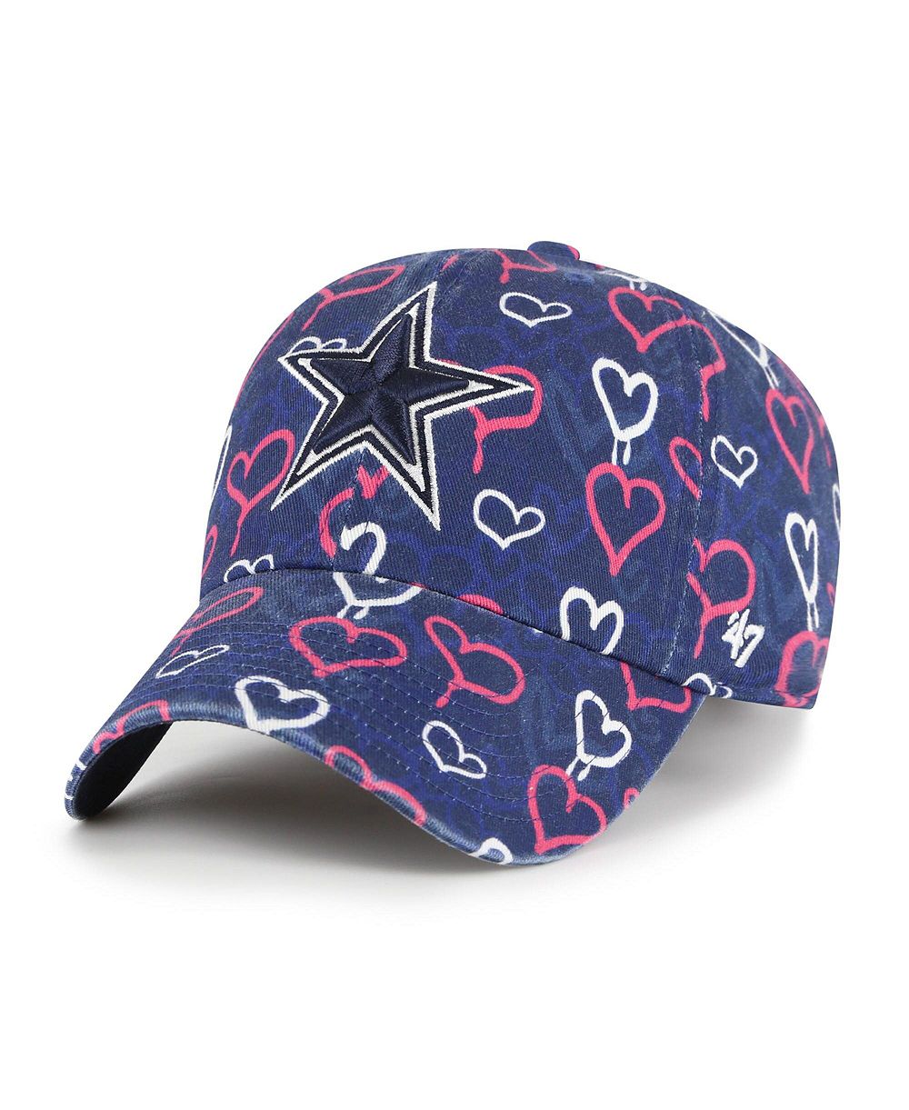 '47 Brand Big Girls Navy Dallas Cowboys Mural Clean Up Adjustable Hat