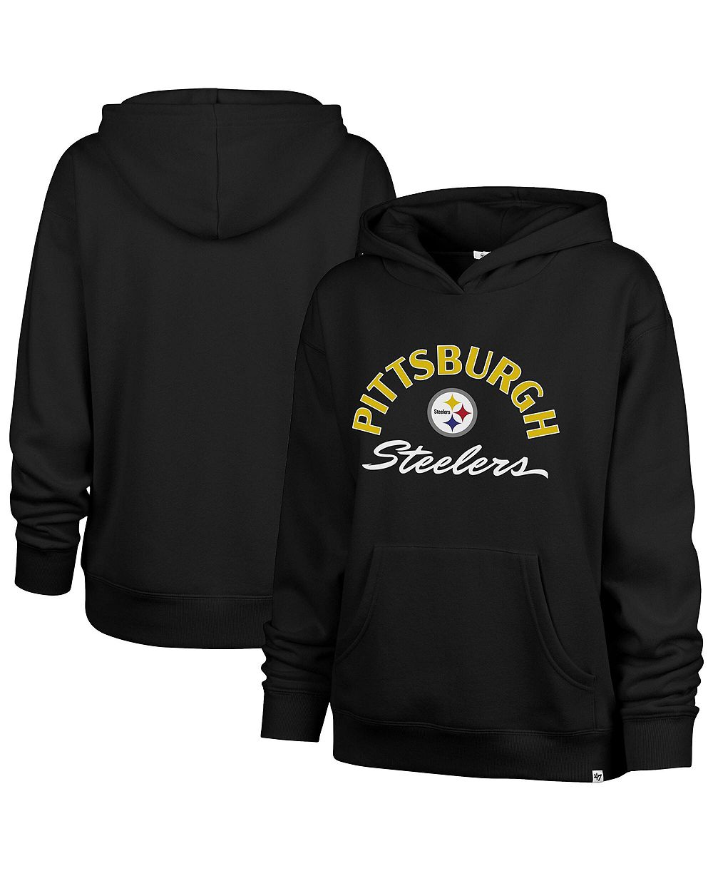 Худи '47 Brand Women's Pittsburgh Steelers Whirlwind Naomi