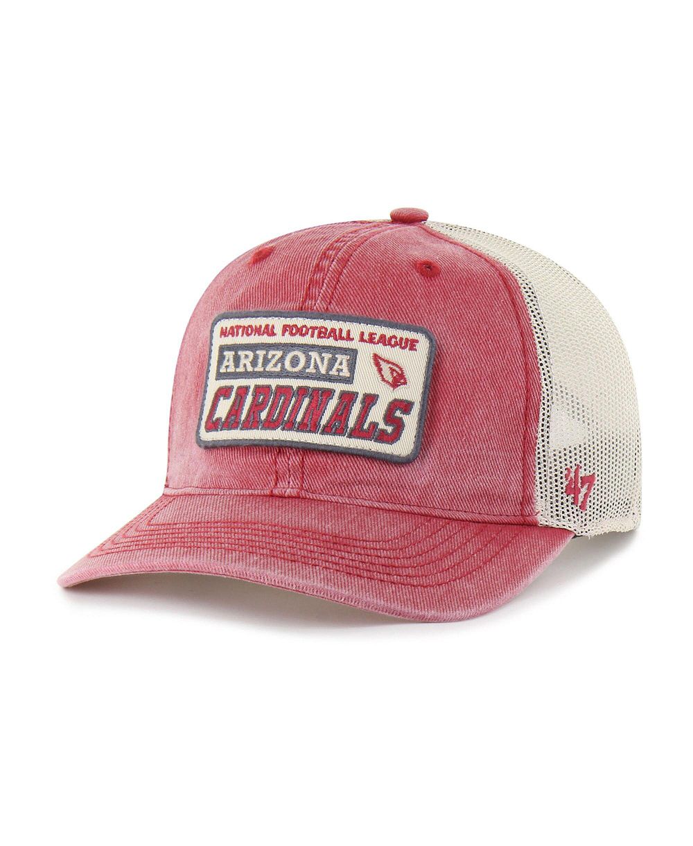 Мужская темно-красная кепка 47 Brand Arizona Cardinals Canteen Relaxed Trucker Adjustable