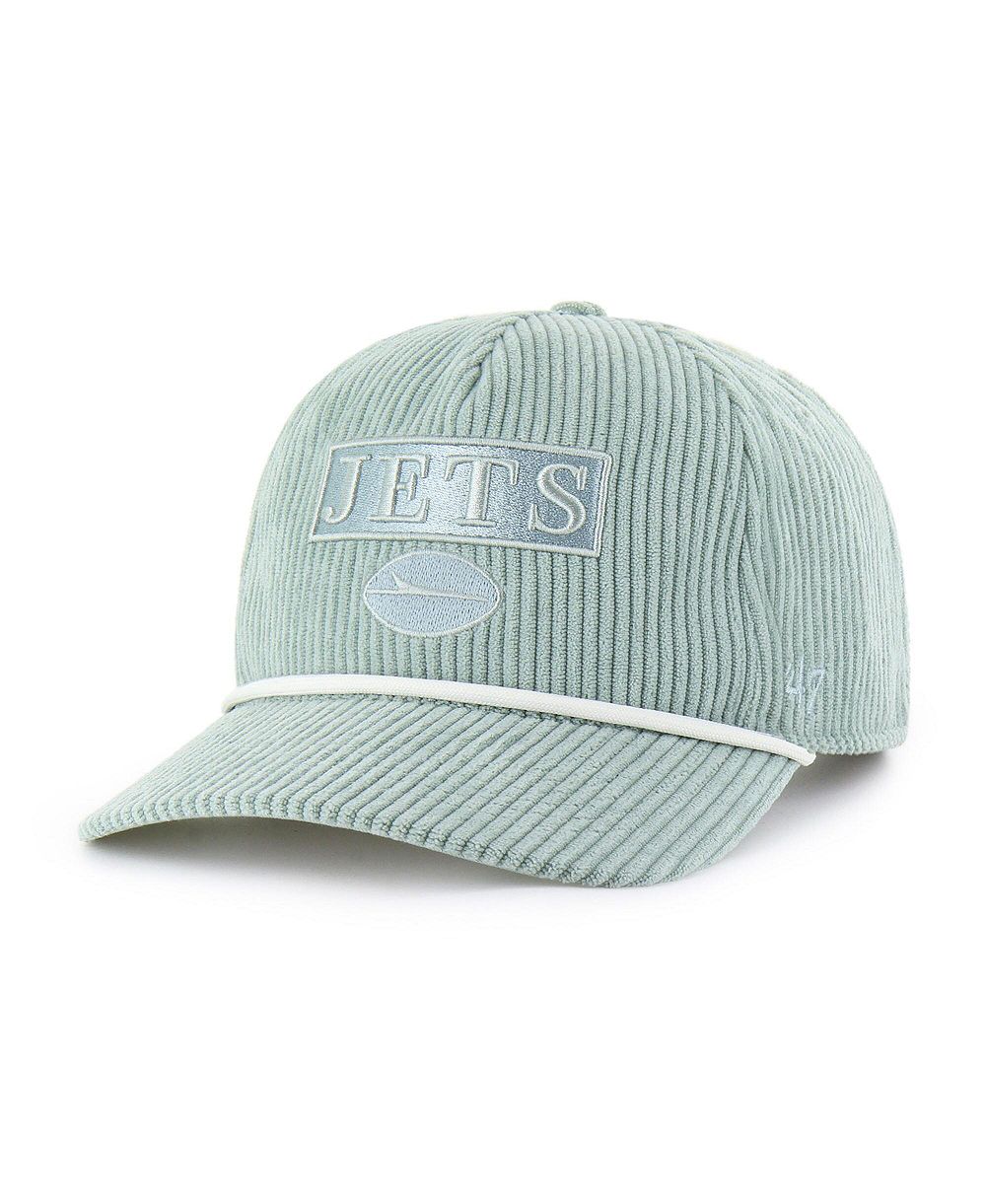 Женская кепка '47 Brand Green New York Jets Mellow Corduroy Hitch Adjustable
