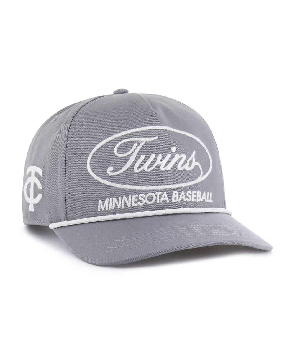 Мужская кепка 47 Brand Minnesota Twins Gray Foundational Hitch Adjustable