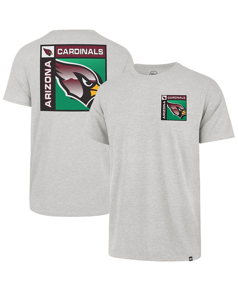 Мужская футболка '47 Brand Gray Arizona Cardinals Chrome Plate Franklin