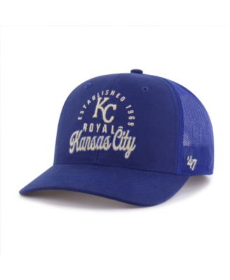 Мужская кепка '47 Brand Royal Kansas City Royals Pitstop Trucker Adjustable