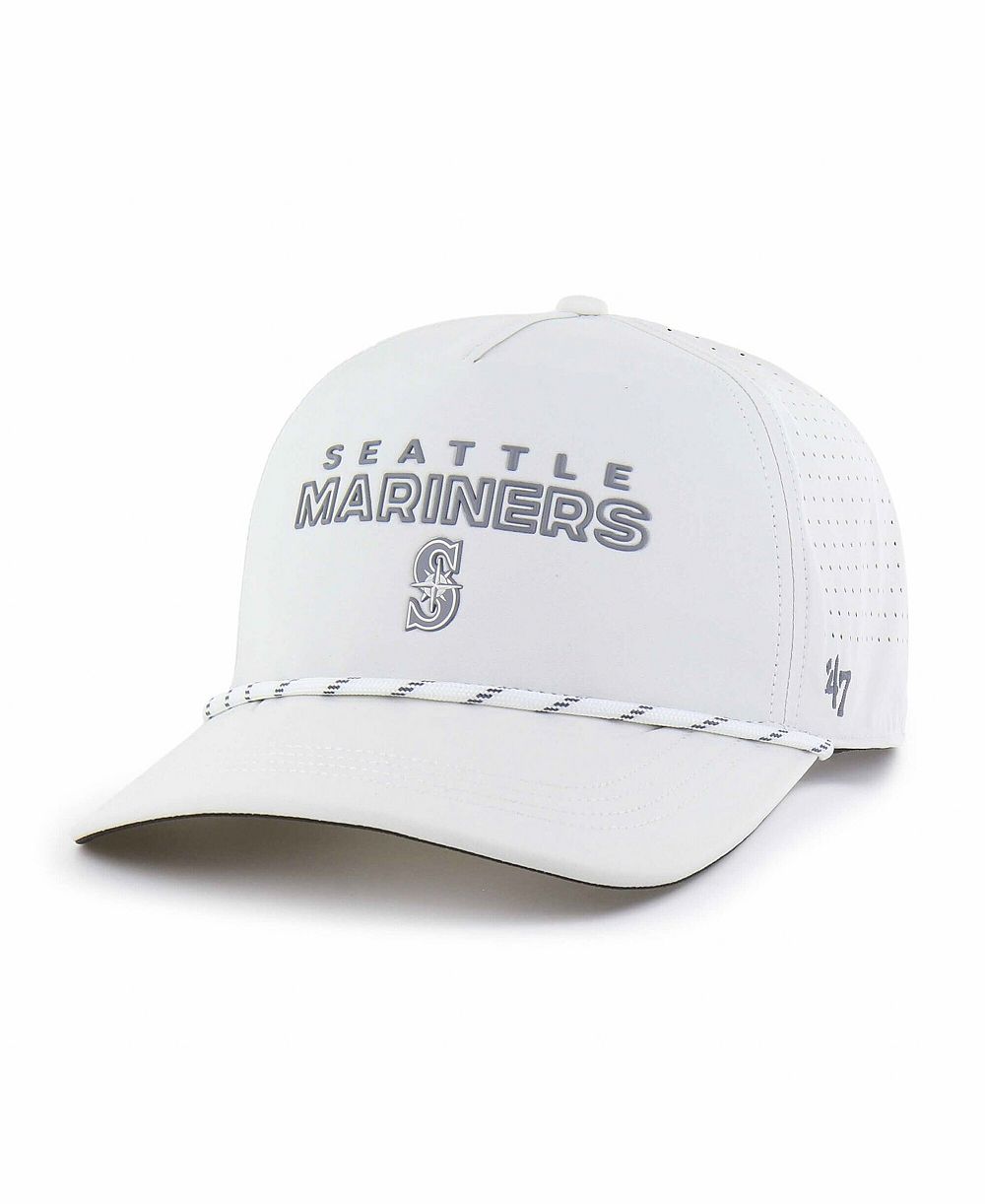 Мужская кепка 47 Brand White Seattle Mariners Forward Vault Hitch Adjustable