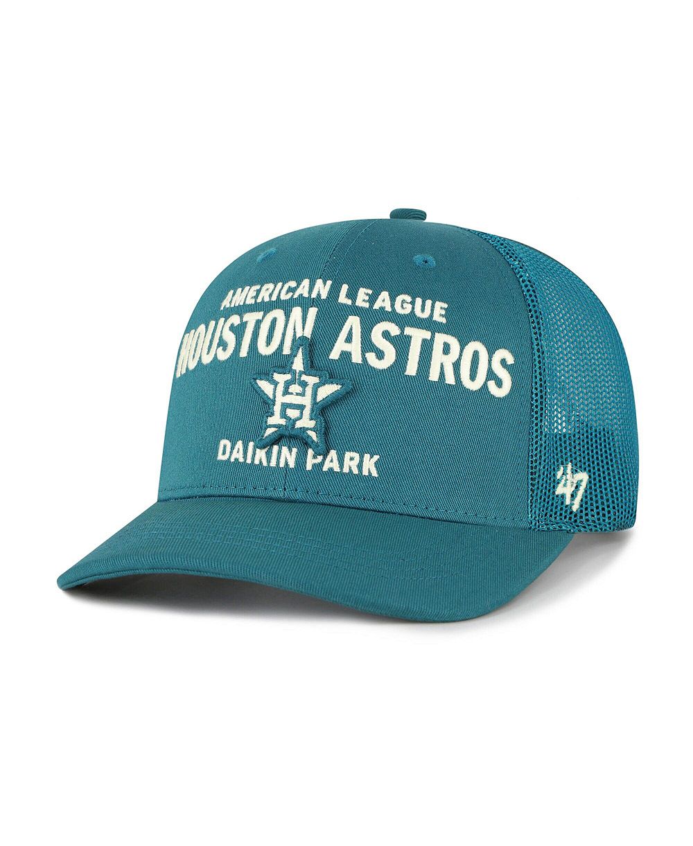 '47 Brand Мужская кепка Trucker Teal Houston Astros Contemporary Hitch Adjustable