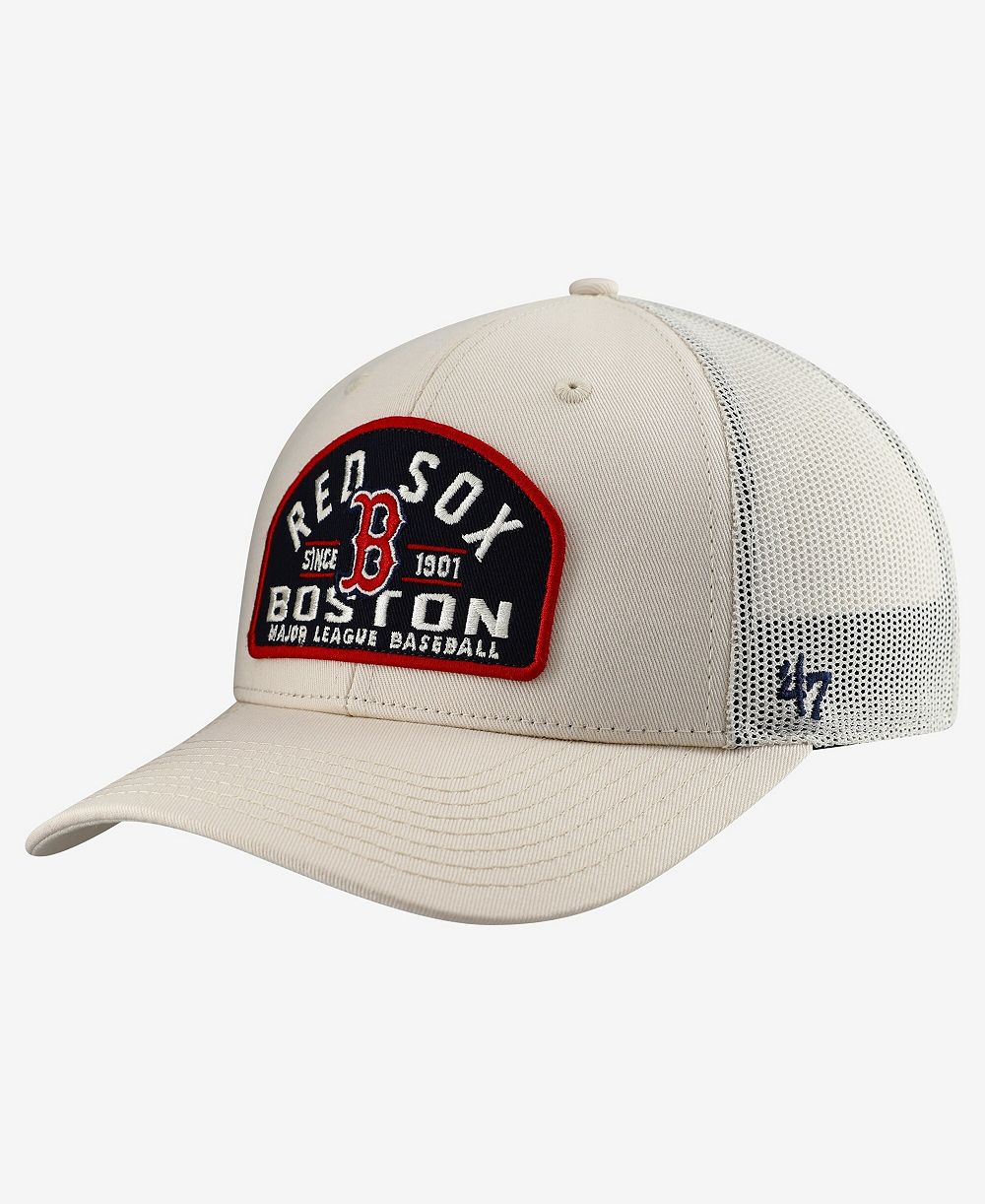 Кепка '47 Brand Men's Cream Boston Red Sox Leland Adjustable