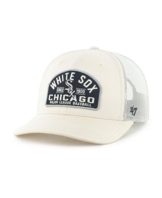 47 Brand Мужская кремовая кепка Chicago White Sox Leland Adjustable Trucker