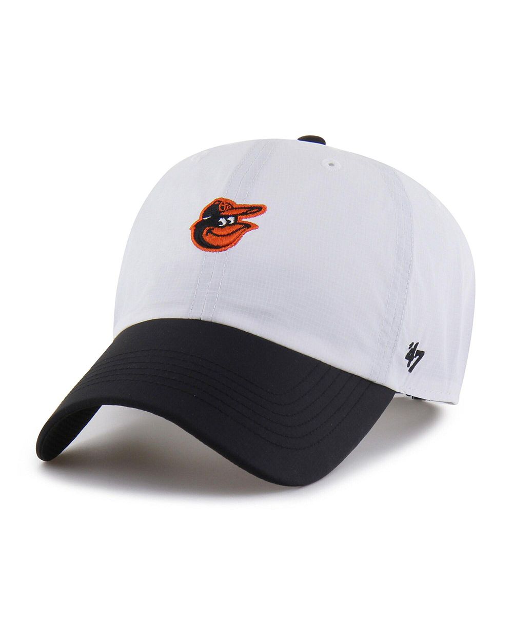Мужская кепка '47 Brand Baltimore Orioles Vista Mini Clean Up регулируемая белая/черная