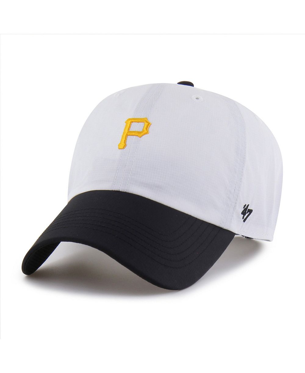 '47 Brand Мужская регулируемая кепка Pittsburgh Pirates Vista Mini Clean Up White/Black